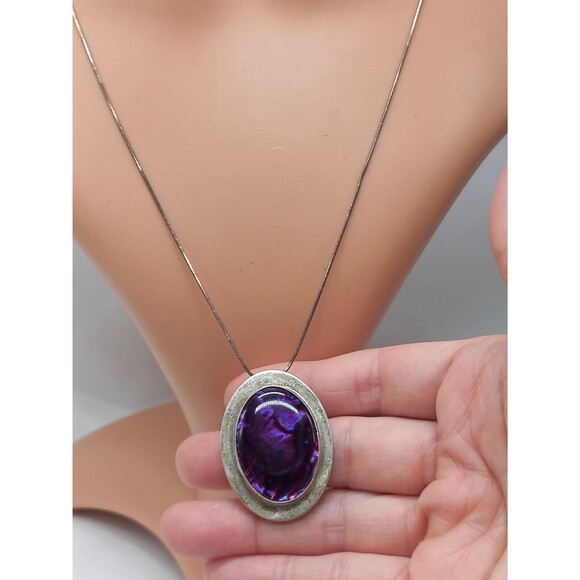 Bruce Wood Navajo Jewelry - Bruce Wood Navajo Paua Shell Pendant Brooch Combo Sterling